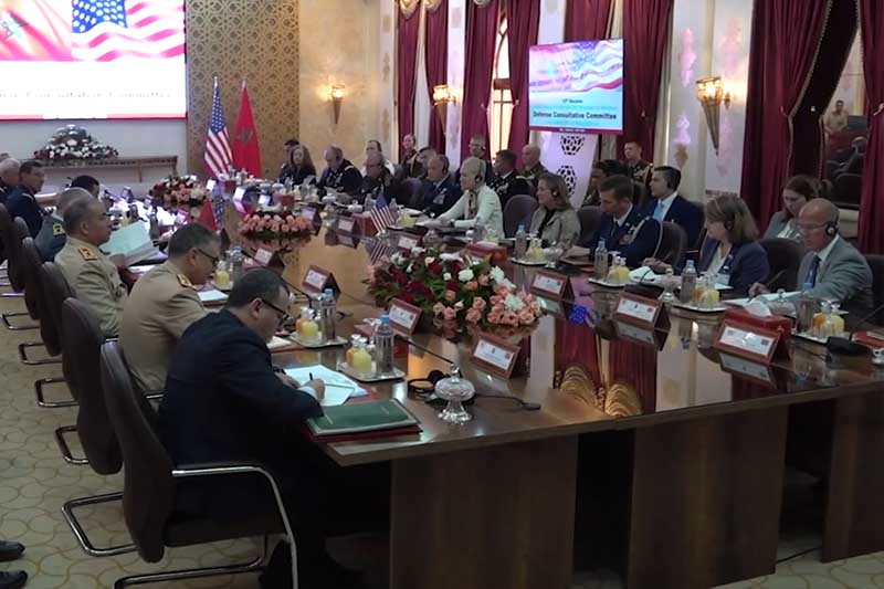 التعاون العسكري للمغرب وأمريكا