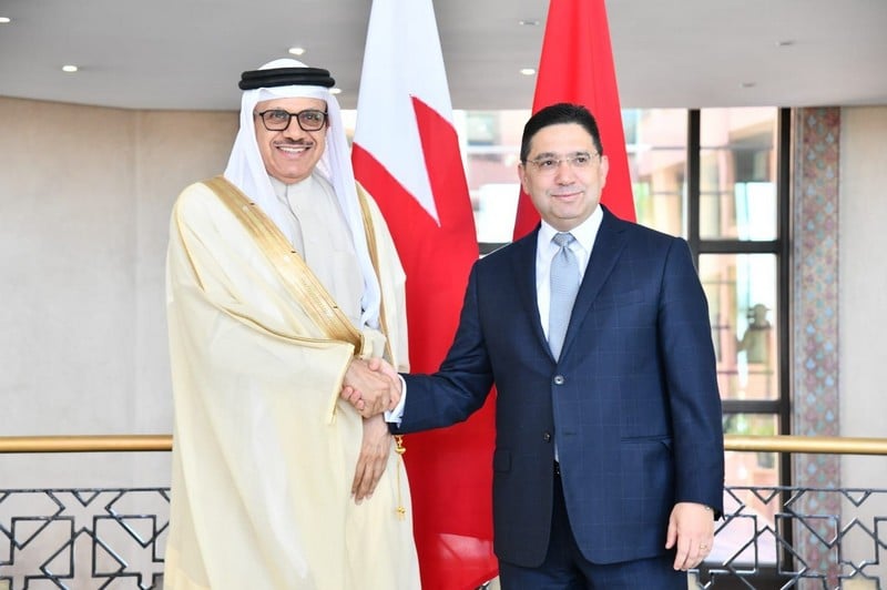 بوريطة يستقبل وزير خارجية مملكة البحرين