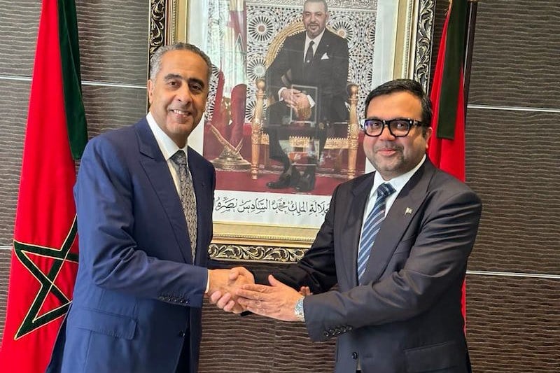 مباحثات تجمع حموشي وسفير باكستان