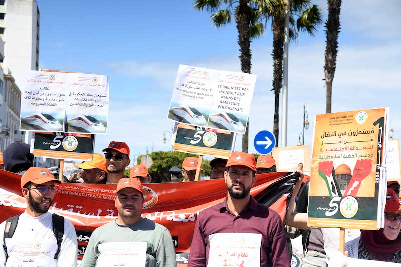 نقابة "البيجيدي" ترفع شعارات العدالة الاجتماعية ودعم فلسطين في فاتح ماي