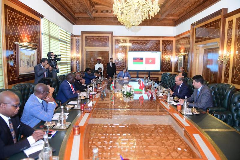 ‪ ميارة يتباحث مع وفد برلماني من ملاوي‬