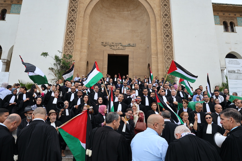 محامو البيضاء يطالبون بوقف إبادة غزة