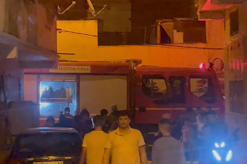 أسطوانة غاز تنفجر في طنجة