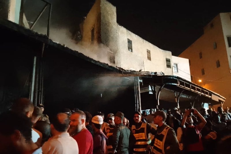 عدد قتلى "قيسارية فاس" يرتفع إلى 4 أشخاص .. والنيابة العامة تباشر التحقيق