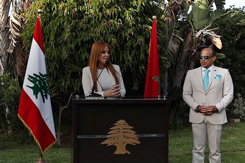 كارول سماحة ولقاء الملك