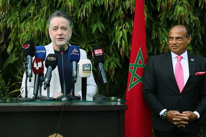 مروان خوري يشكر الملك