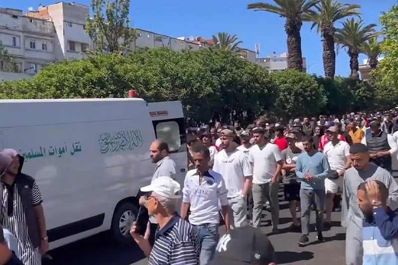 جنازة اللاعب المهدي الدغوغي