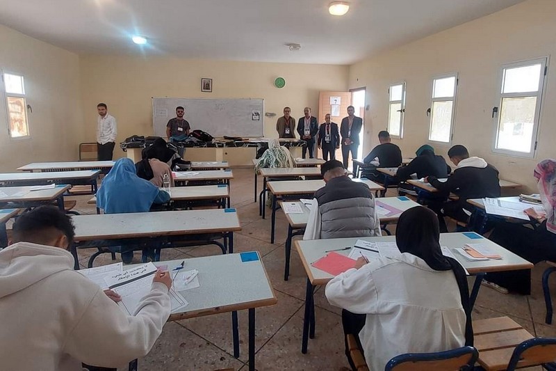 آخر يوم لامتحانات الباك