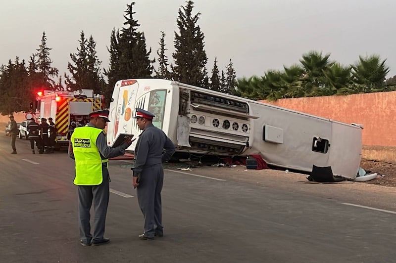 انقلاب حافلة يصرع سيدتين ببني ملال