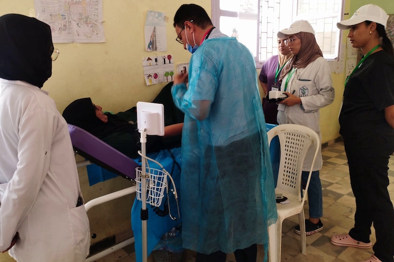 حملة طبية تعالج معوزين نواحي بلفاع‬