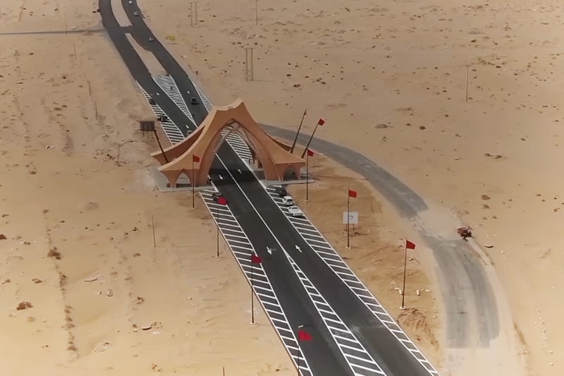 العيون تشهد بناء أكبر جسر بالمغرب