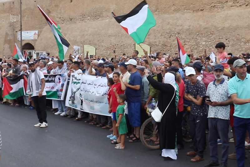 تنديد باغتيال هنية في الجديدة