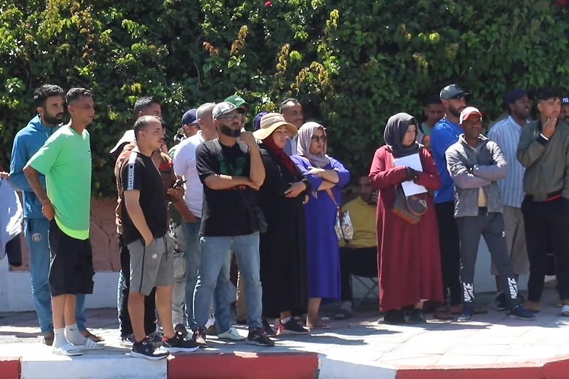 اعتصام في مدينة الجديدة