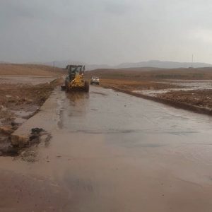 سيول تدمر طرقات ومزارع في بولمان