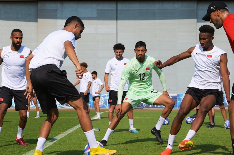 "الأولمبي" يختم الإعداد للقاء أمريكا