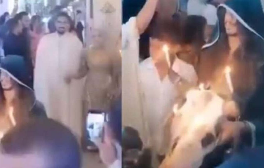 طقوس غريبة في حفل زفاف تونسي