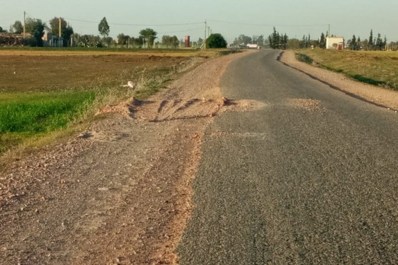 مقاطع طرقية تثير غضبا نواحي برشيد