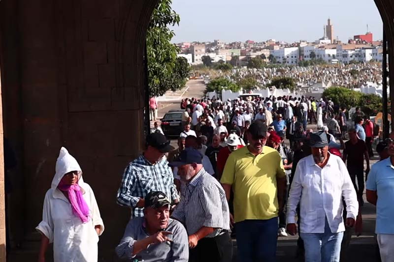 جنازة الصحفي جمال براوي