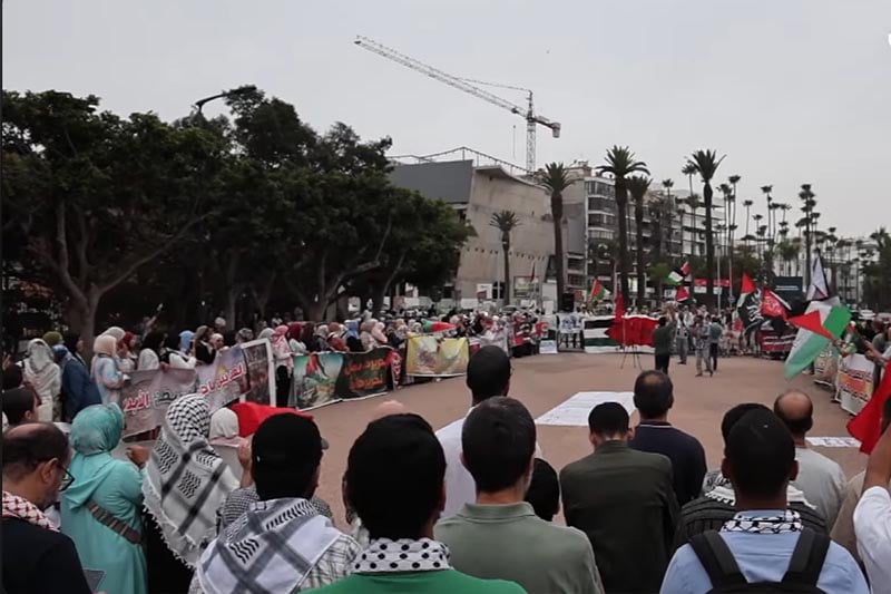 وقفة تضامن مع فلسطين