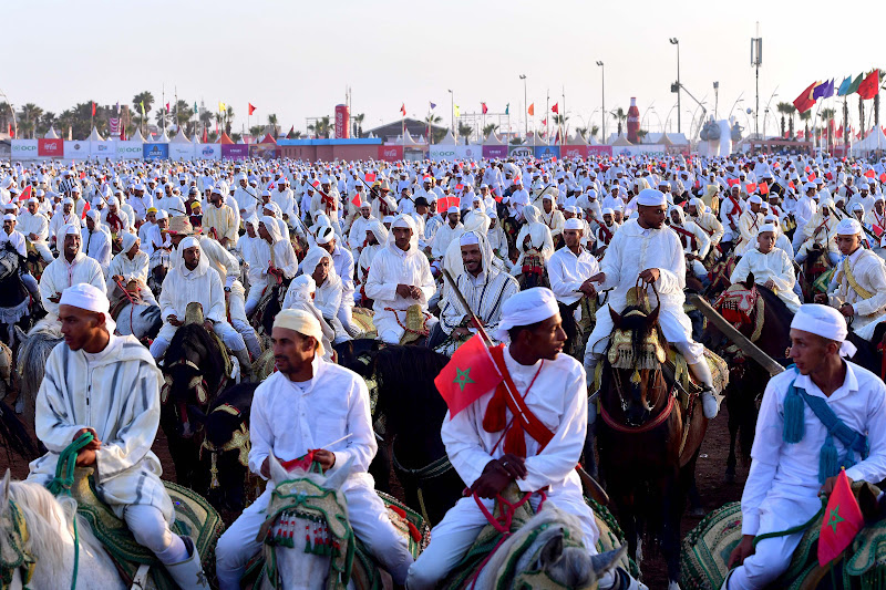 الدركيون يواكبون موسم عبد الله أمغار