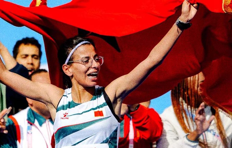 العداءة المغربية فاطمة الزهراء الإدريسي تفوز بالميدالية الذهبية
