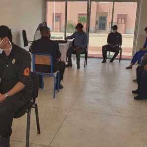عناصر أمنية تتبرع بالدم  في كلميم