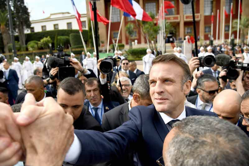 ماكرون يشيد بالعلاقات مع المغرب