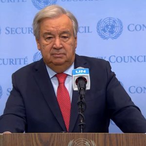 غوتيريش: ما يحدث في غزة "مروع"