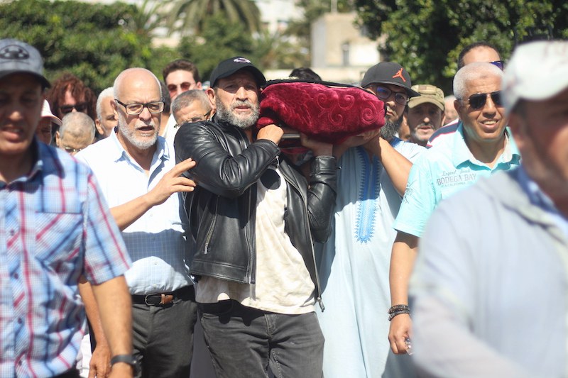 "أيقونة مغربية".. جثمان الفنانة نعيمة المشرقي يوارى الثرى في مقبرة الشهداء