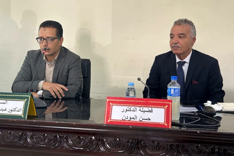 حسن المودن يحاضر بكلية الناظور