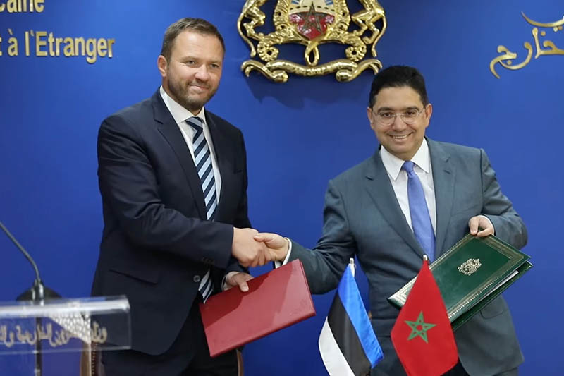بوريطة يثمن موقف إستونيا