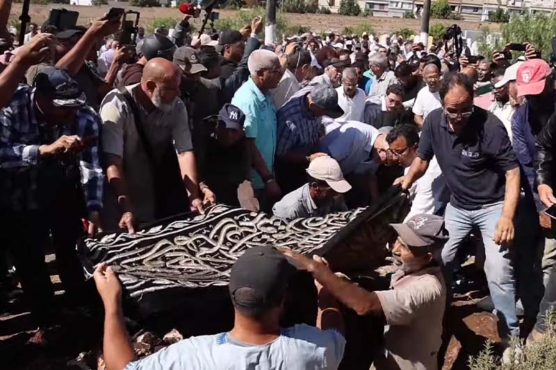 جنازة الراحلة نعيمة المشرقي