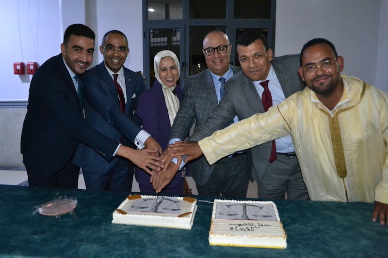 محكمة تنغير تحتفي بقضاة وموظفين