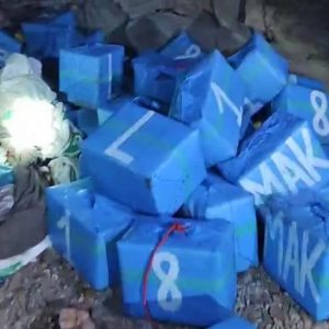 حجز طُنّيْن من المخدرات بالشاطئ الأبيض