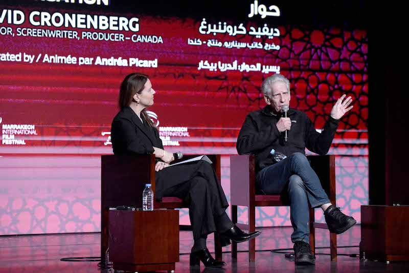 كروننبرغ يجلس على "كرسي الصراحة" في المهرجان الدولي للفيلم بمراكش
