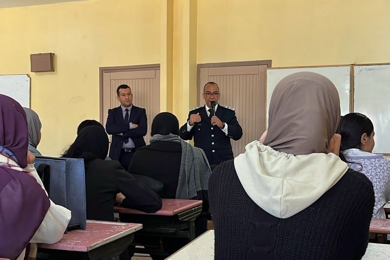 أمن أزغنغان يحسس بمخاطر المخدرات