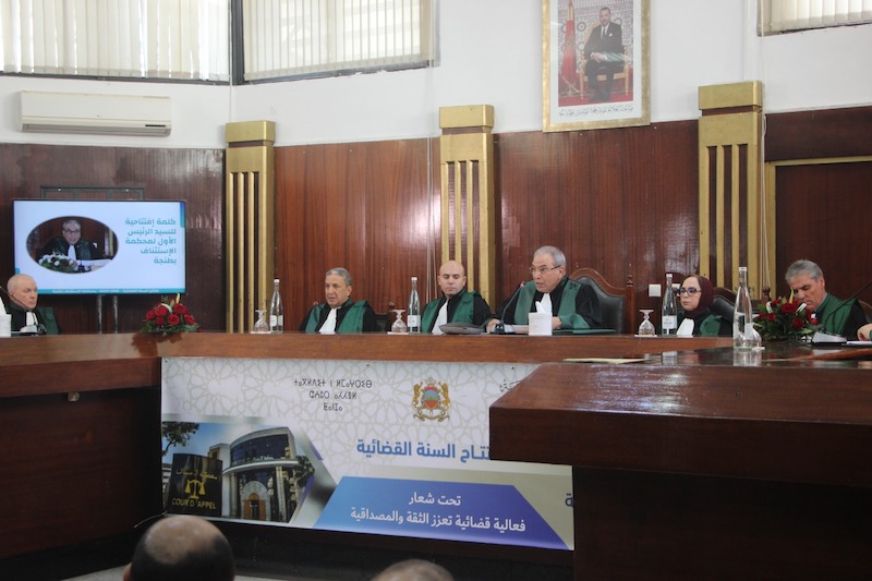 التادي يقدم حصيلة العدالة في طنجة