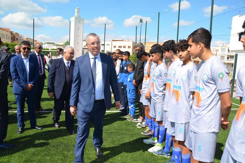 أشغال تحسن البنيات بسيدي قاسم