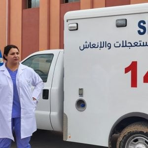 دينا صابر تحرس أرواح المرضى بتنغير