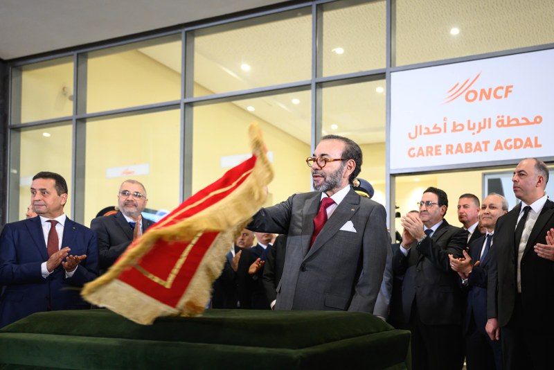الملك يعطي انطلاقة إنجاز خط السكك فائق السرعة بين القنيطرة ومراكش