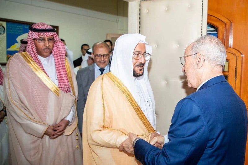 مباحثات وزير الأوقاف ونظيره السعودي