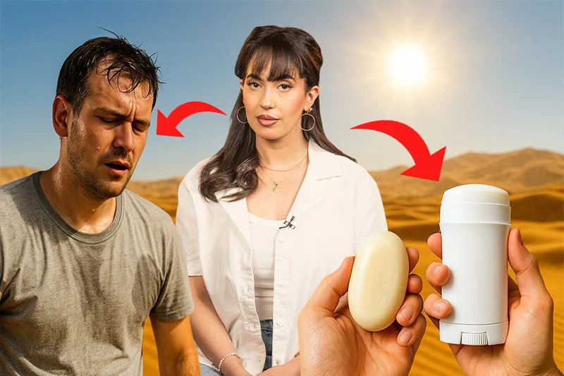رائحة التعرق في فصل الصيف