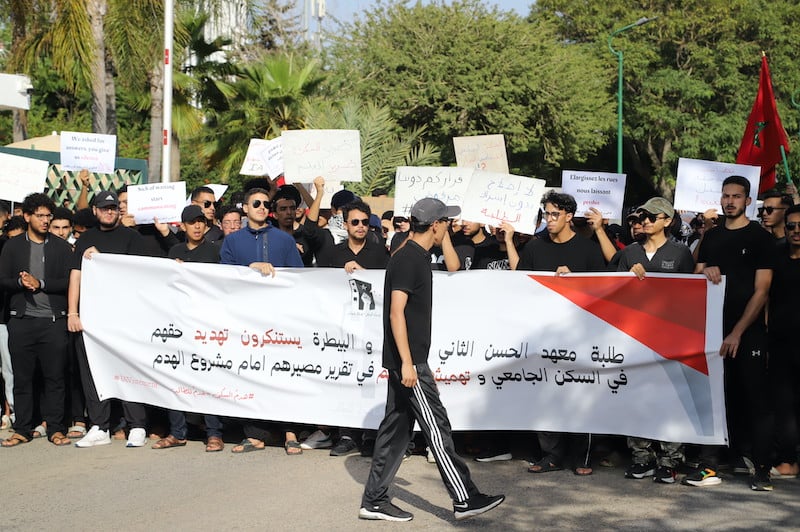هدم السكن الجامعي يغضب الطلبة بمعهد الحسن الثاني للزراعة والبيطرة