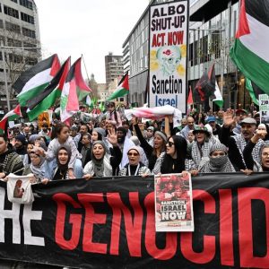 آلاف الأستراليين يهتفون فلسطين حرة