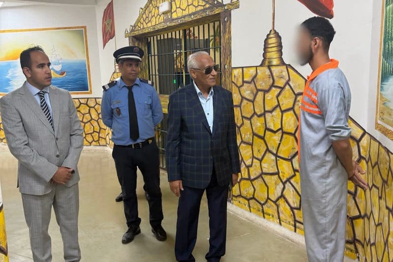 التامك يتفقد السجن المحلي بالداخلة