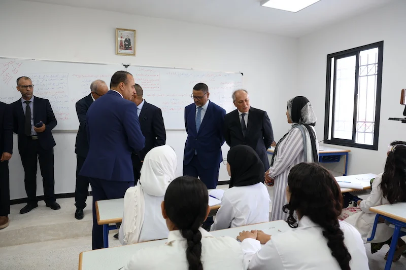 برادة يفتتح الموسم الدراسي