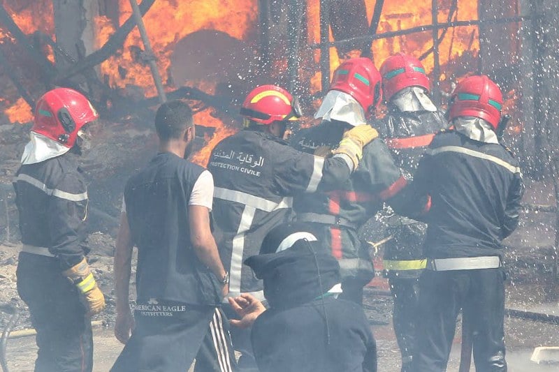 مصرع شخصين في حريق نواحي مراكش