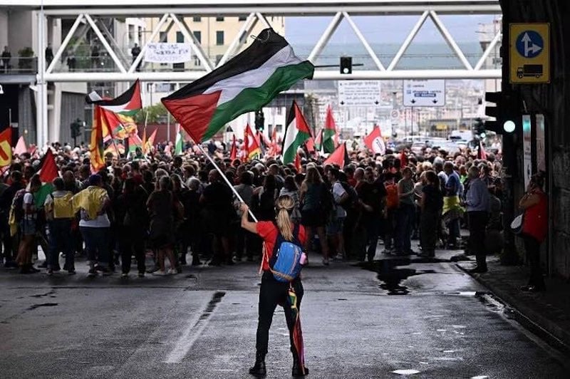 إضراب تضامني مع غزة يشل إيطاليا