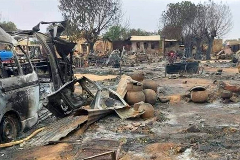 قصف سوق بالسودان يوقع 15 قتيلاً