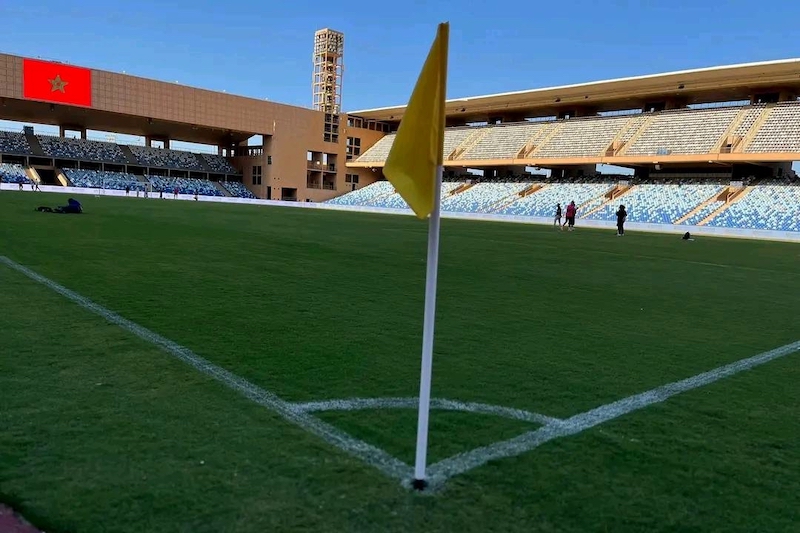 ملعب مراكش الكبير يرتدي حلة جديدة